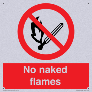 No naked flames